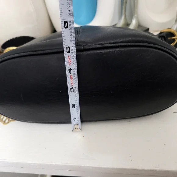 Coach Black Leather Worth Bag 4143 - Picture 6 of 11